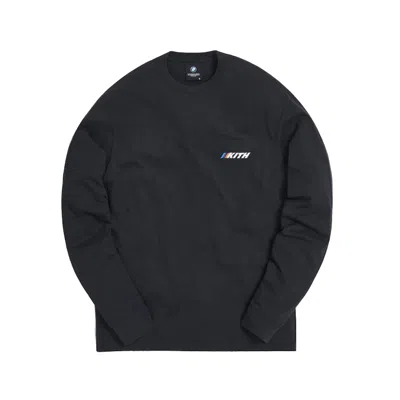 Pre-owned Kith Men's  X Bmw Motorsports Long Sleeve Tee Shirt In Black