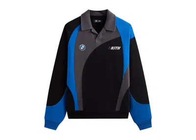 Pre-owned Kith Men's  X Bmw Nelson Rugby In Black