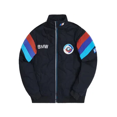 Pre-owned Kith Men's  X Bmw Quilted Racing Jacket In Black