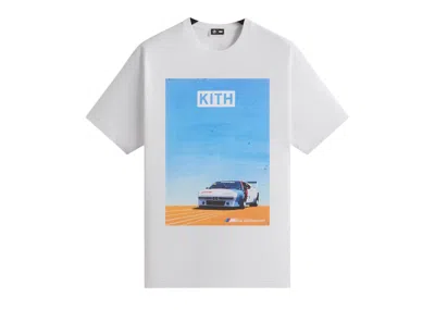 Pre-owned Kith Men's  X Bmw Retro Vintage Tee Shirt In White