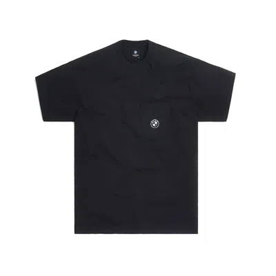 Pre-owned Kith Men's  X Bmw Roundel Pocket Tee Shirt In Black