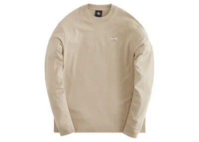 Pre-owned Kith Men's  X Calvin Klein Long Sleeve Lax Tee Shirt In Molecule