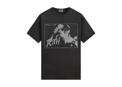 Pre-owned Kith Men's  X Capcom Chun Li Vintage Tee Shirt In Black