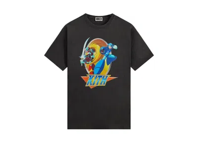 Pre-owned Kith Men's  X Capcom Mega Man Vintage Tee Shirt In Black