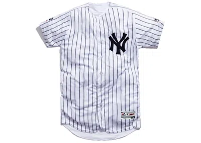 Pre-owned Kith Men's  X Cc Sabathia X Mlb Home Jersey In White/navy Blue
