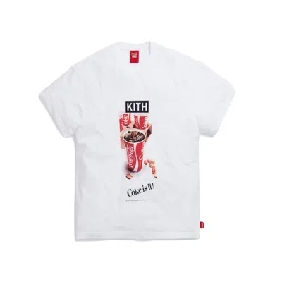 Pre-owned Kith Men's  X Cocacola Ad Vintage Tee Shirt In White