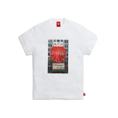 Pre-owned Kith Men's  X Cocacola Atlanta Vintage Tee Shirt In White