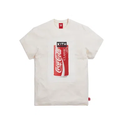 Pre-owned Kith Men's  X Cocacola Can Vintage Tee Shirt In Ivory