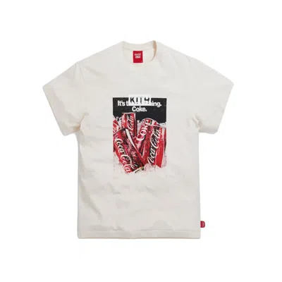 Pre-owned Kith Men's  X Cocacola Chilled Vintage Tee Shirt In Ivory