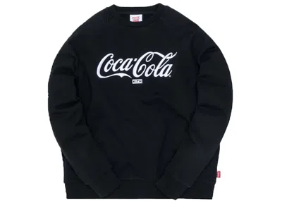 Pre-owned Kith Men's  X Cocacola Crewneck Sweatshirt In Black
