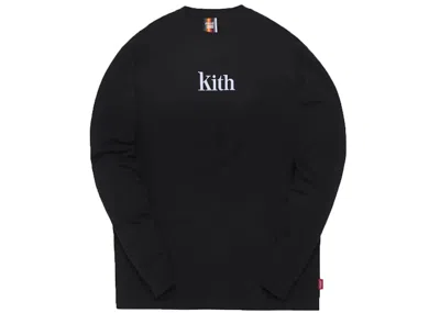 Pre-owned Kith Men's  X Cocacola Enjoy Bottle Long Sleeve Tee Shirt In Black