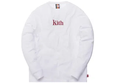 Pre-owned Kith Men's  X Cocacola Enjoy Bottle Long Sleeve Tee Shirt In White