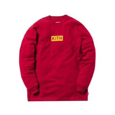 Pre-owned Kith Men's  X Cocacola Global Long Sleeve Tee Shirt In Red