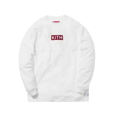 Pre-owned Kith Men's  X Cocacola Global Long Sleeve Tee Shirt In White