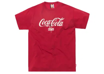 Pre-owned Kith Men's  X Cocacola Hula Tee Shirt In Red