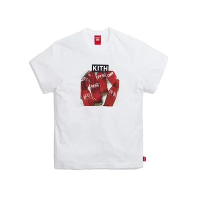 Pre-owned Kith Men's  X Cocacola Language Bottle Vintage Tee Shirt In White