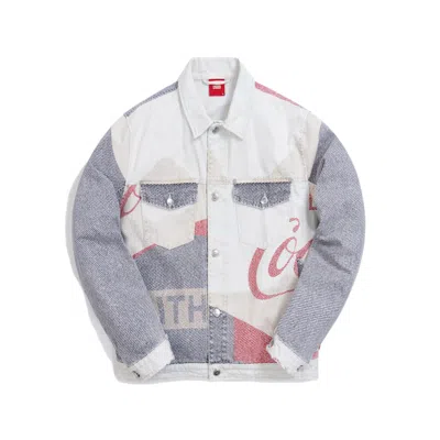 Pre-owned Kith Men's  X Cocacola Mountains Denim Jacket In Multi