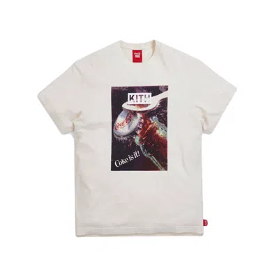 Pre-owned Kith Men's  X Cocacola Open Bottle Vintage Tee Shirt In Ivory