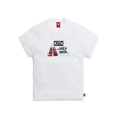 Pre-owned Kith Men's  X Cocacola Smile Vintage Tee Shirt In White