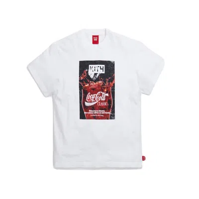 Pre-owned Kith Men's  X Cocacola Splash Vintage Tee Shirt In White