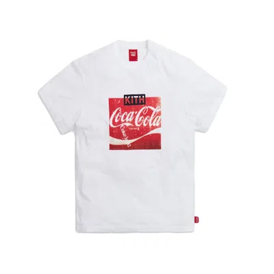 Pre-owned Kith Men's  X Cocacola Vintage Tee Shirt In White