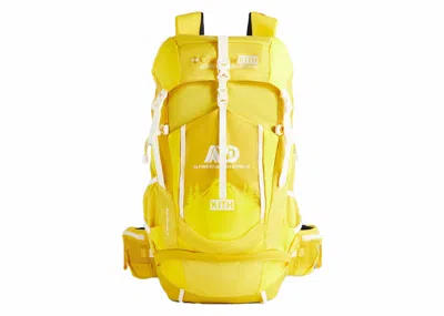 Pre-owned Kith Men's  X Columbia 37l Backpack In Bright Yellow