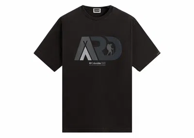 Pre-owned Kith Men's  X Columbia Ard Vintage Tee Shirt In Black