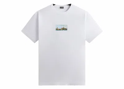 Pre-owned Kith Men's  X Columbia Big Sur Classic Logo Tee Shirt In White