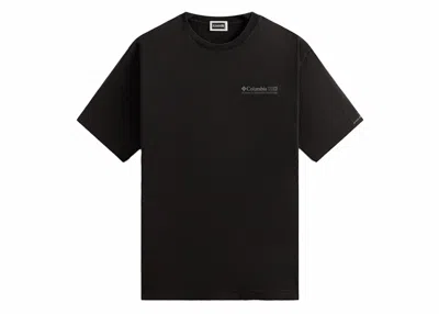Pre-owned Kith Men's  X Columbia Boot Print Vintage Tee Shirt In Black