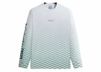 Pre-owned Kith Men's  X Columbia Deflector 2.0 Longsleeve Shirt In Waterfall In Blue