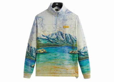 Pre-owned Kith Men's  X Columbia Lake Tahoe Quarter Zip In Chalk