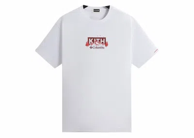 Pre-owned Kith Men's  X Columbia Landscape Classic Logo Tee Shirt In Allure