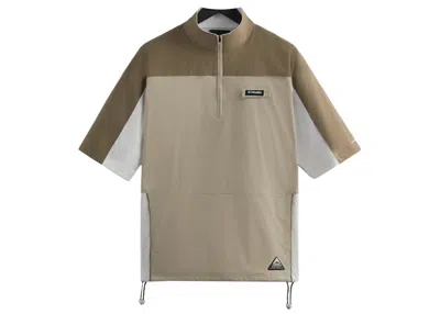 Pre-owned Kith Men's  X Columbia Pfg Links Windshirt In Fossil In Brown