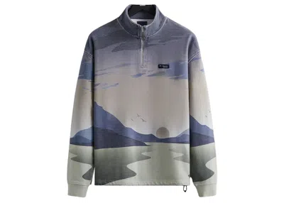 Pre-owned Kith Men's  X Columbia Pfg Quarter Zip In Noctural