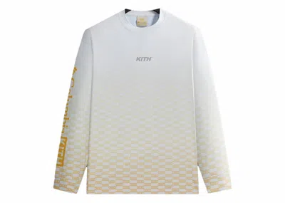 Pre-owned Kith Men's  X Columbia Terminal 2.0 Longsleeve Shirt In Deep Yellow