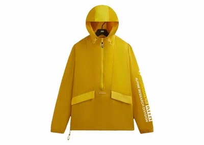 Pre-owned Kith Men's  X Columbia Wind Anorak In Jacket Gold Leaf