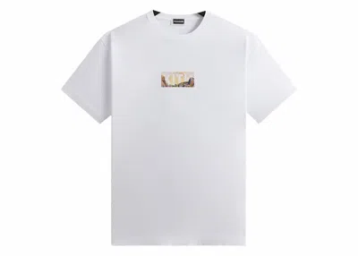 Pre-owned Kith Men's  X Columbia Yosemite Classic Logo Tee Shirt In White
