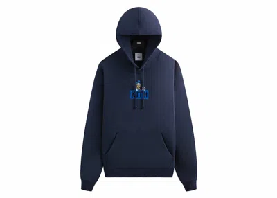 Pre-owned Kith Men's  X Disney Mickey & Friends Donald Duck Classic Logo Hoodie In Nocturnal