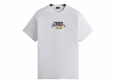 Pre-owned Kith Men's  X Disney Mickey & Friends Family Vintage Tee Shirt In White