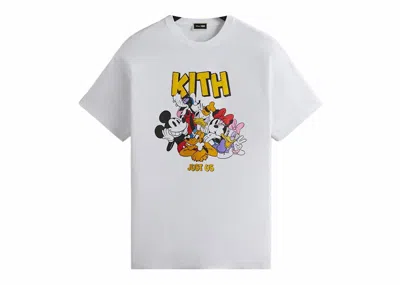 Pre-owned Kith Men's  X Disney Mickey & Friends It's All Love Vintage Tee Shirt In White
