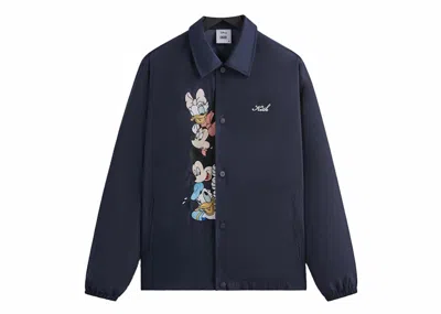 Pre-owned Kith Men's  X Disney Mickey & Friends Nylon Coaches Jacket In Nocturnal