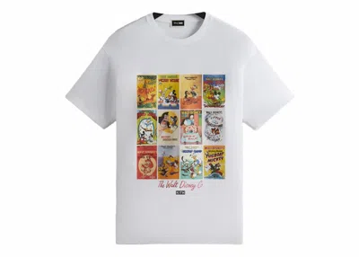 Pre-owned Kith Men's  X Disney Mickey & Friends Poster Vintage Tee Shirt In White