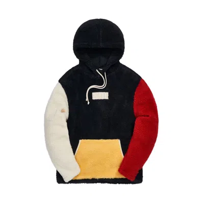 Pre-owned Kith Men's  X Disney Sherpa Hoodie In Navy Blue