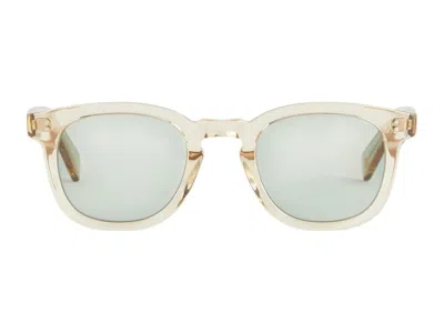 Pre-owned Kith Men's  X Garrett Leight Kinney Ii Sunglasses In Champagne/aqua