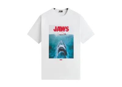 Pre-owned Kith Men's  X Jaws Main Poster Vintage Tee Shirt In Bright White