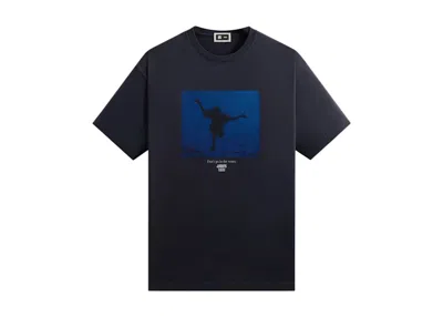 Pre-owned Kith Men's  X Jaws Quote Vintage Tee Shirt In Nocturnal In Black