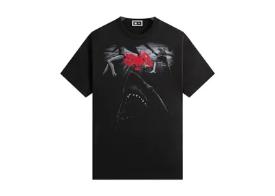 Pre-owned Kith Men's  X Jaws Underwater Vintage Tee Shirt In Black