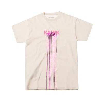 Pre-owned Kith Men's  X Krink Tee Shirt In Turtle Dove