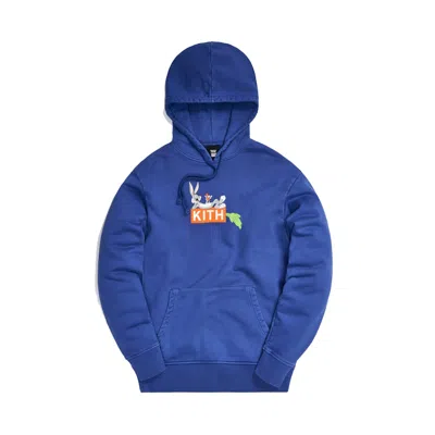 Pre-owned Kith Men's  X Looney Tunes Carrot Hoodie In Blue