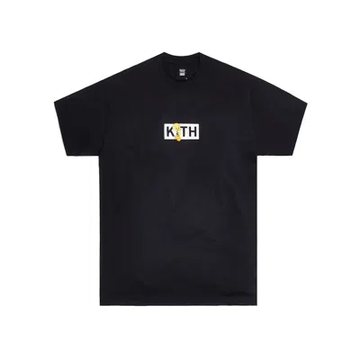 Pre-owned Kith Men's  X Looney Tunes Tweety Classic Logo Tee Shirt In Black